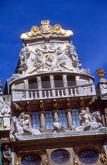 Brussels Grand Place upper facade 2