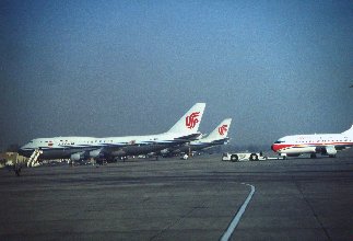 Beijing Capital International Airport China Airlines Boeing 747-400