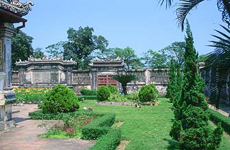 Hue Citadel - Forbidden Purple City - Park behind the Royal Library