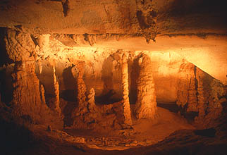 Gunung Mulu National Park Langs Cave stalagmites and stalactites