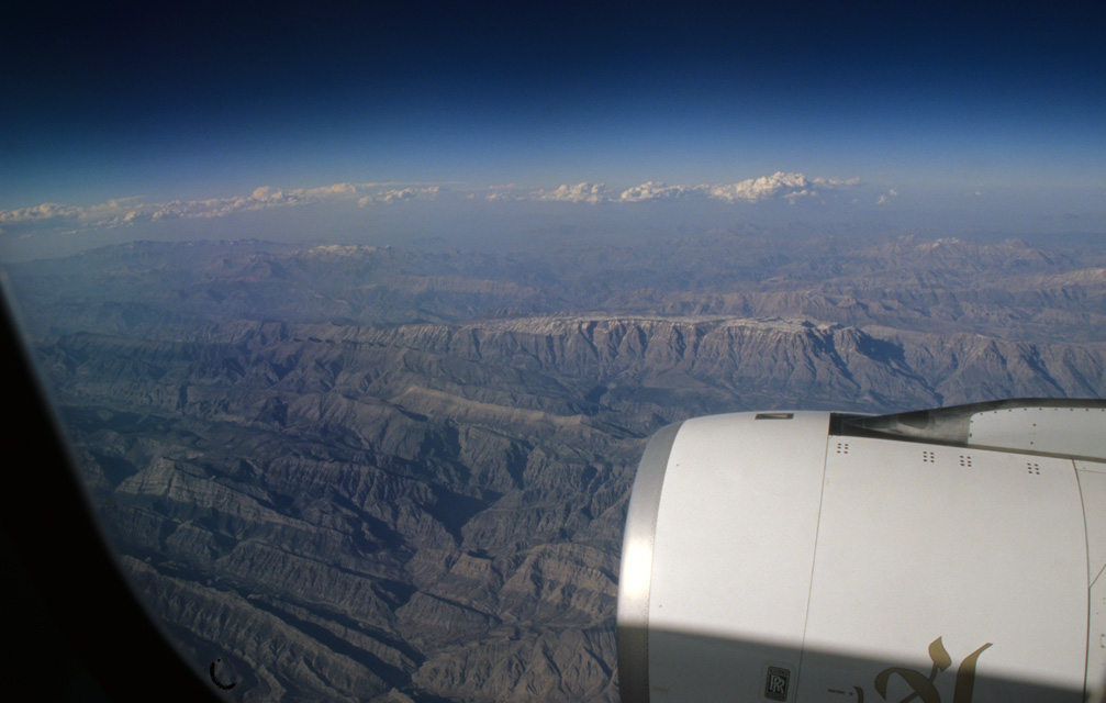 THR Iran - Zagros mountain range from aircraft 04 5340x3400