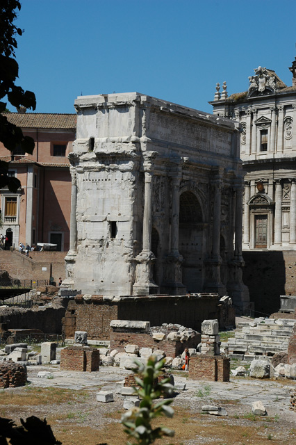 FCO Rome - Roman Forum Romanum - Arco di Settimio Severo or Arch of Septimus Severus 02 3008x2000