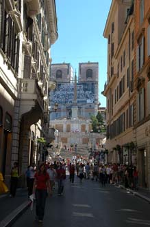 FCO Rome - Piazza di Spagna and Spanish Steps with Trinita dei Monti church 03 3008x2000