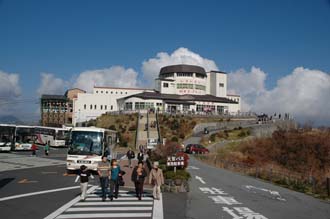 NRT Hakone - Owakudani volcanic hot springs panorama on cable-car or ropeway line between Soun-zan and Togendai 3008x2000