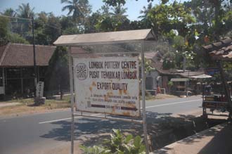 AMI Lombok Masbagik Timur pottery village information board 3008x2000