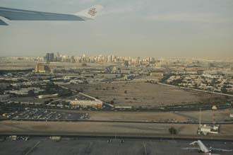 DXB Dubai International Airport - view after take-off towards Sharjah 01 3008x2000